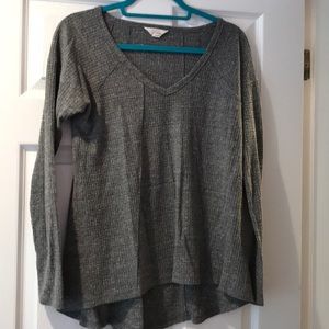 Grey waffle long sleeve size medium